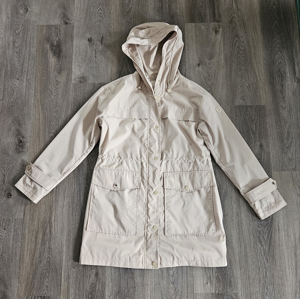 Michael Kors Hooded Rain Jacket Trench